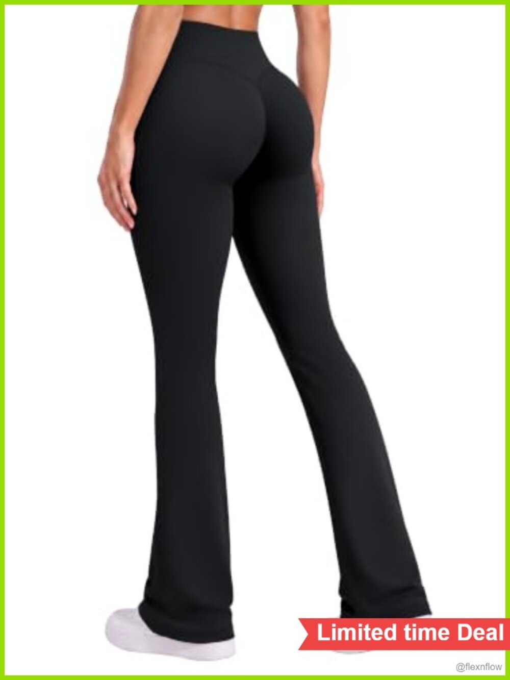 Sunzel Flare Leggings High Waist Butt Lift Scrunch No Front Seam